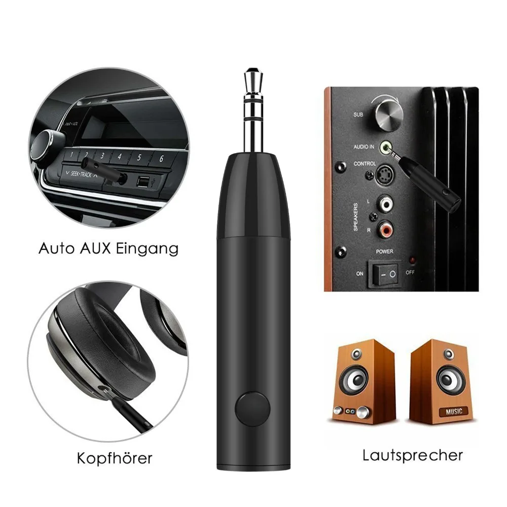 ESYNiC Мини Пуля автомобиля 4 1 музыкальный Bluetooth ресивер для
