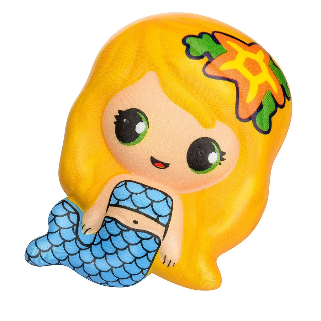 F Squishies игрушка каваи очаровательная игрушка Русалка медленно поднимающийся крем ароматическая игрушка для снятия стресса белка свипает антистресс для детей@ 45 - Цвет: F