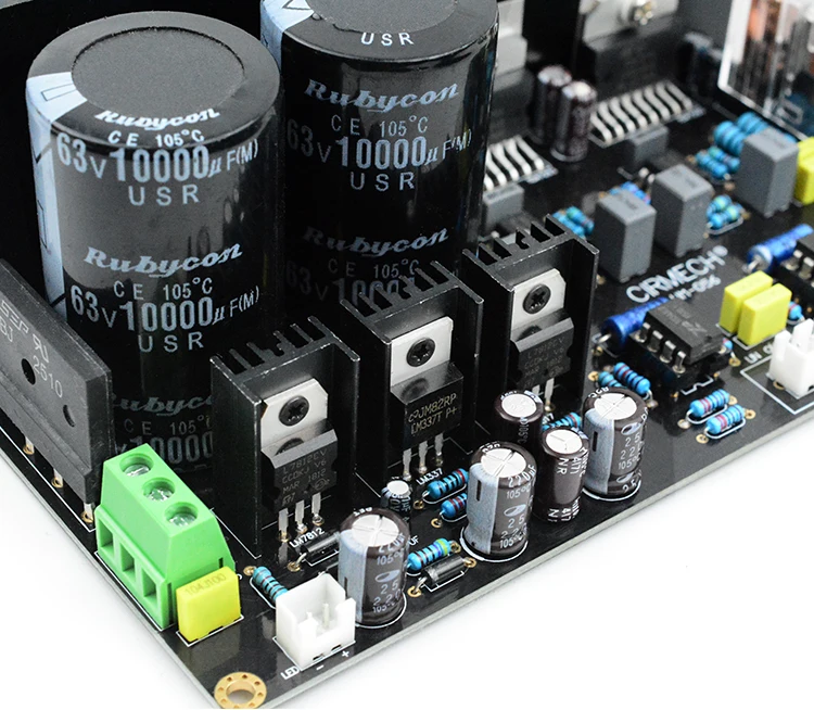 CIRMECH TDA7293 стерео усилитель высокой мощности плата OP07 DC servo 5534 независимый операционный усилитель Shen Jin комплект PCB 100W* 2