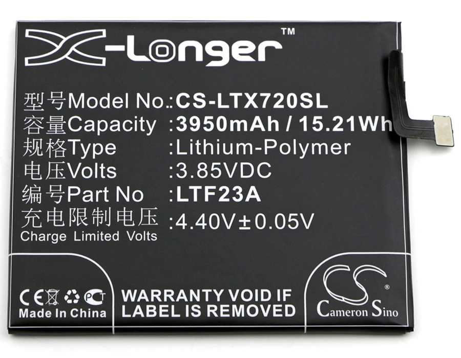 Cameron Sino 3950 мАч аккумулятор LTF23A для LeTV Le Pro 3 X720|cameron sino|battery forcameron sino battery |