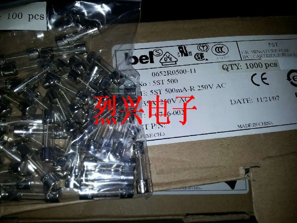 

Original new 100% safety fuse 5ST500MA 0.5A 5*20MM