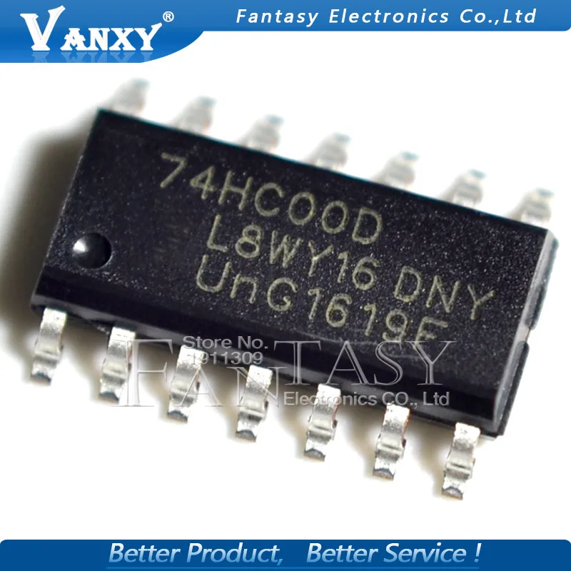 Новый и оригинальный чип 74HC00D SOP14 74HC00 SOP SN74HC00DR 14 SN74HC00 SMD 20 шт.|smd ic|ic smdic 2 |