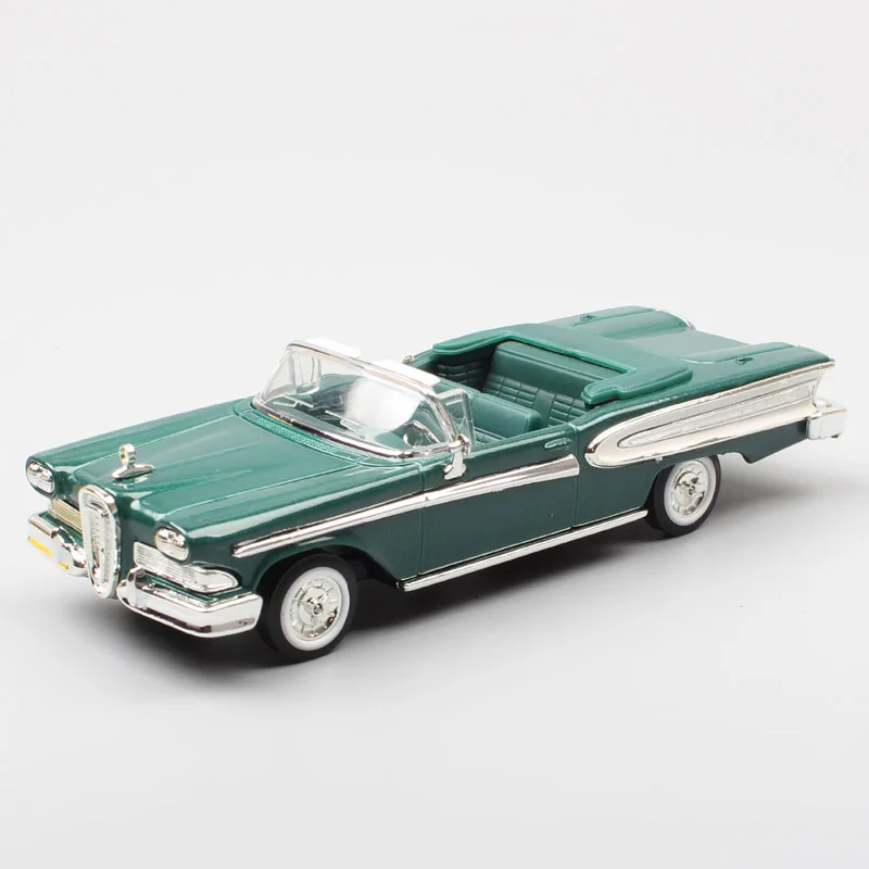 1/43 старое Ретро 1958 Ford Edsel цитирование конвертируемый маленький автомобиль масштаб литья под давлением и модели автомобилей сувенирные игрушечные машинки для детей мальчик