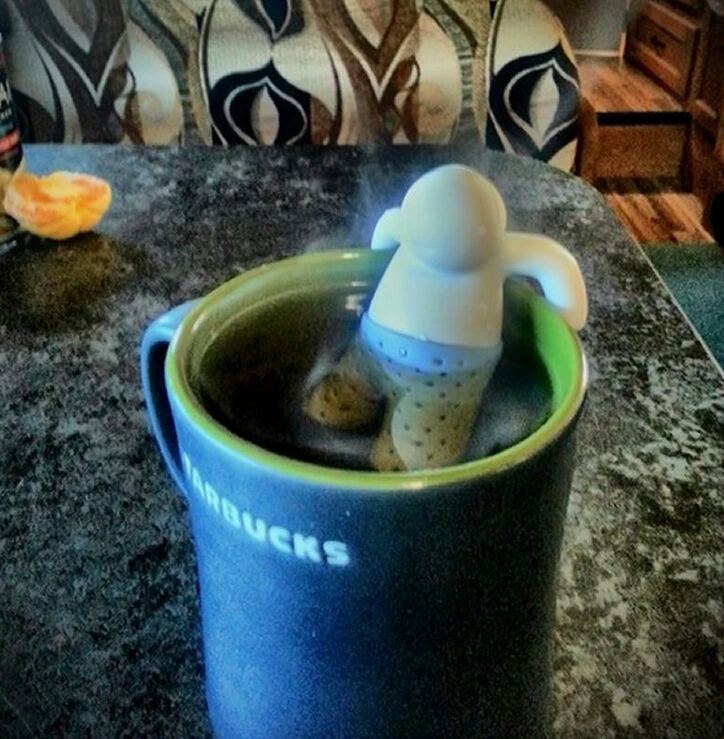 2 шт./лот Силиконовый Фильтр в виде клубники ситечко для трав инструмент заварки