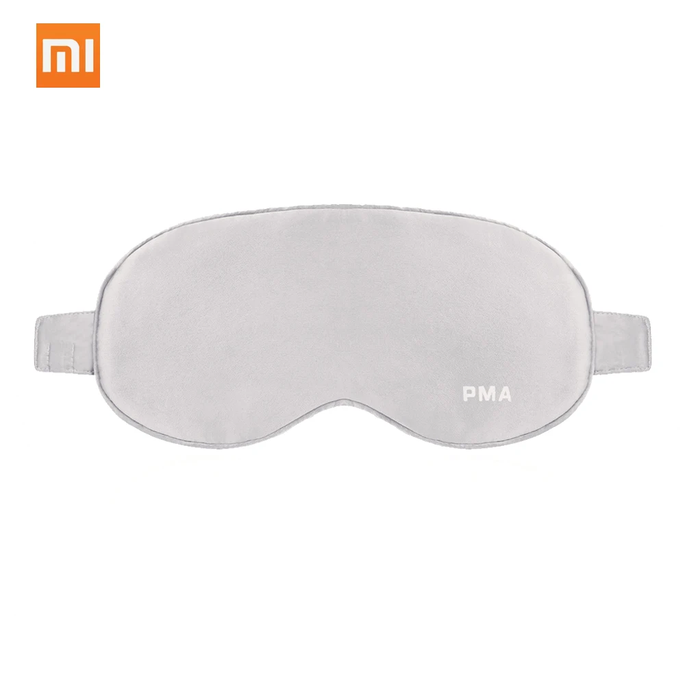 Шелковая маска для глаз Xiaomi PMA Graphene с подогревом 3 цвета зарядка через USB Быстрое