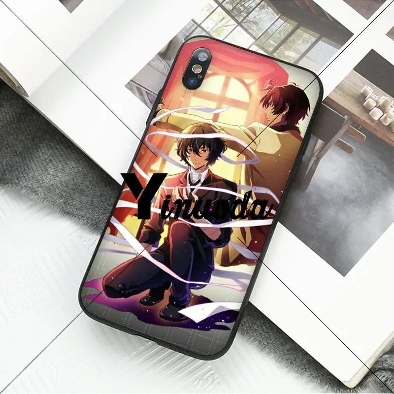 Yinuoda Bungou Stray Dogs Custom Photo Soft Phone Case for iPhone 6S 6plus 7 7plus 8 8Plus X Xs MAX 5 5S XR | Мобильные телефоны и