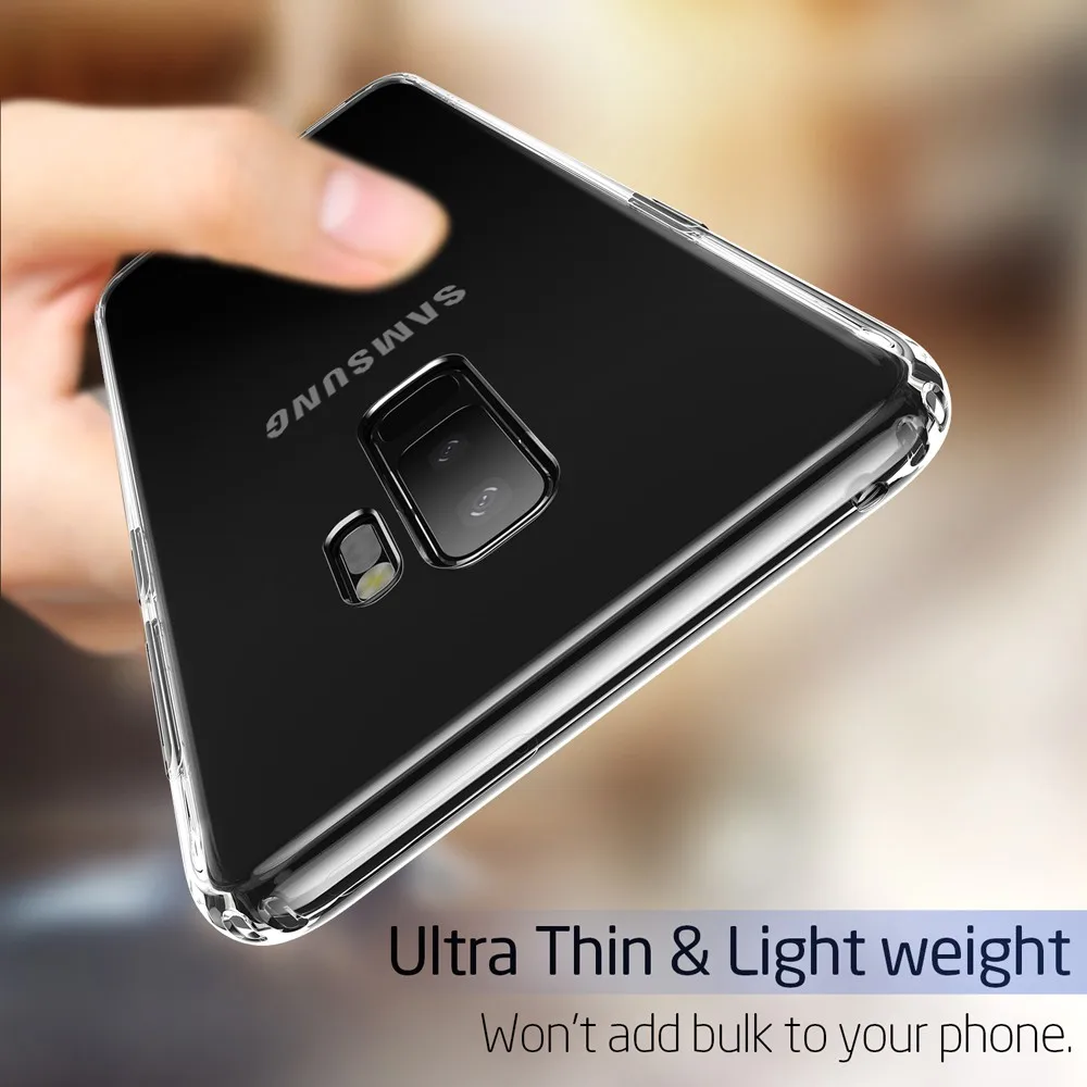

2Pcs Soft TPU Transparent Phone Case for Samsung Galaxy Note 8 9 10 20 S7 edge S8 S9 S10 S20 Plus S10e Ultra thin Silicone Cover