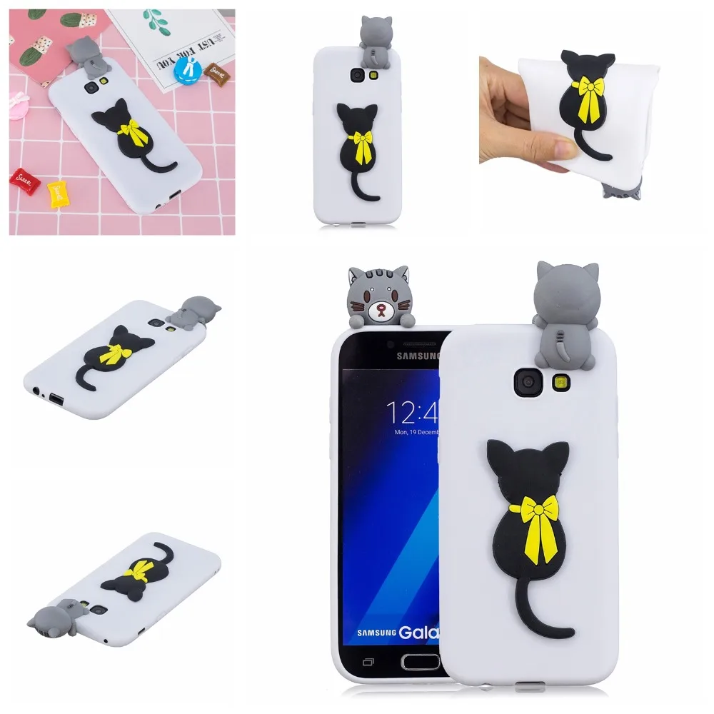 SjuzyyU FOR Coque Samsung Galaxy A3 2017 Case Cover Soft TPU cartoon Back Protective Funda |