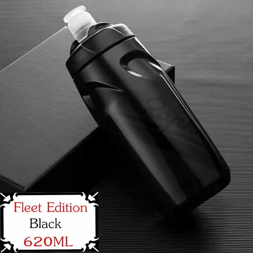 black 620ml Rapha бутылка для воды для велоспорта 620/750 мл герметичная сжимаемая бутылка без вкуса пластиковая бутылка для воды без бисфенола для кемпинга и пеших прогулок - Цвет: black 620ml
