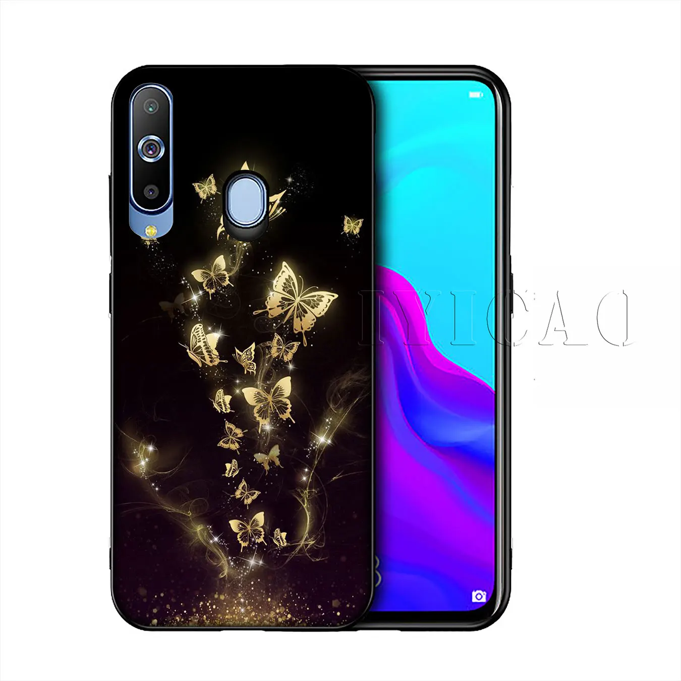 Iyicao красивая бабочка цветок Мягкий силиконовый чехол для samsung Galaxy A10 A30 A40 A50 A70 M10 M20