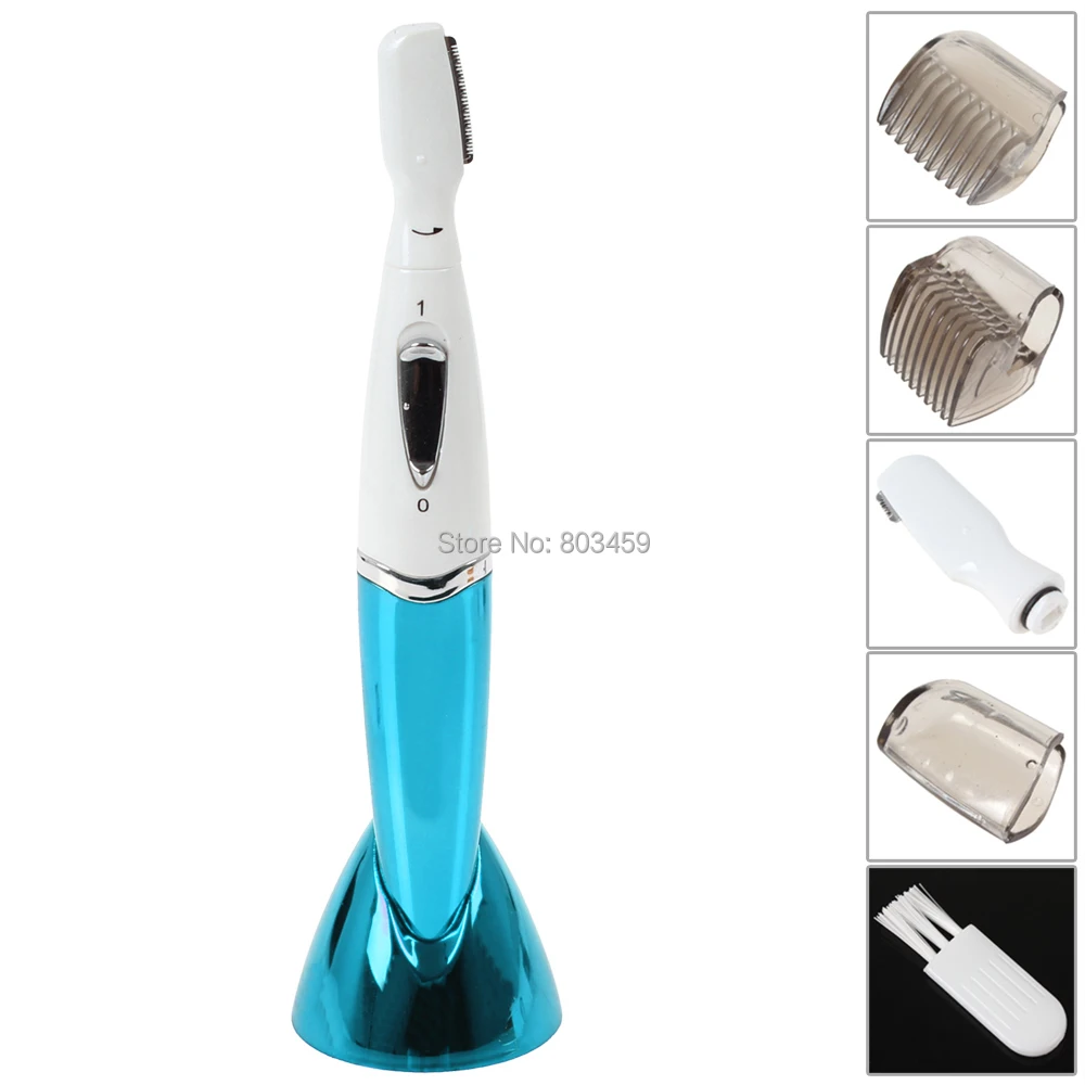 Моющийся Женский мини триммер для бровей бритва удаления волос на лице и теле