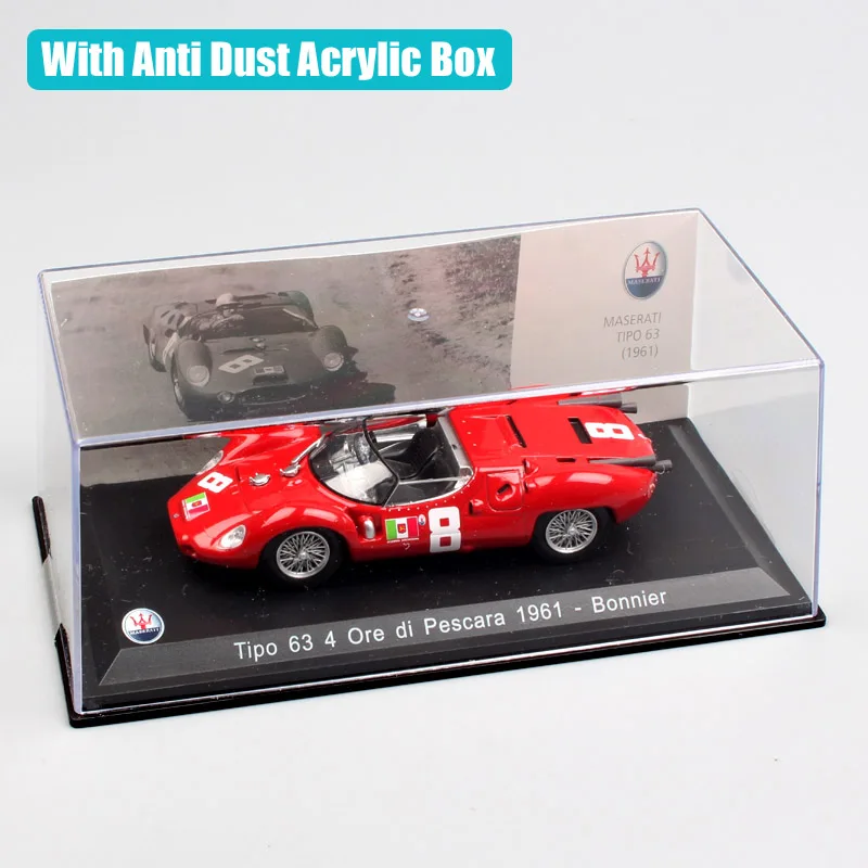 Масштаб 1:43 классический тип 63 4 руды ди пескара 1961 No.8 Бонниер Grand tourer супер гонка