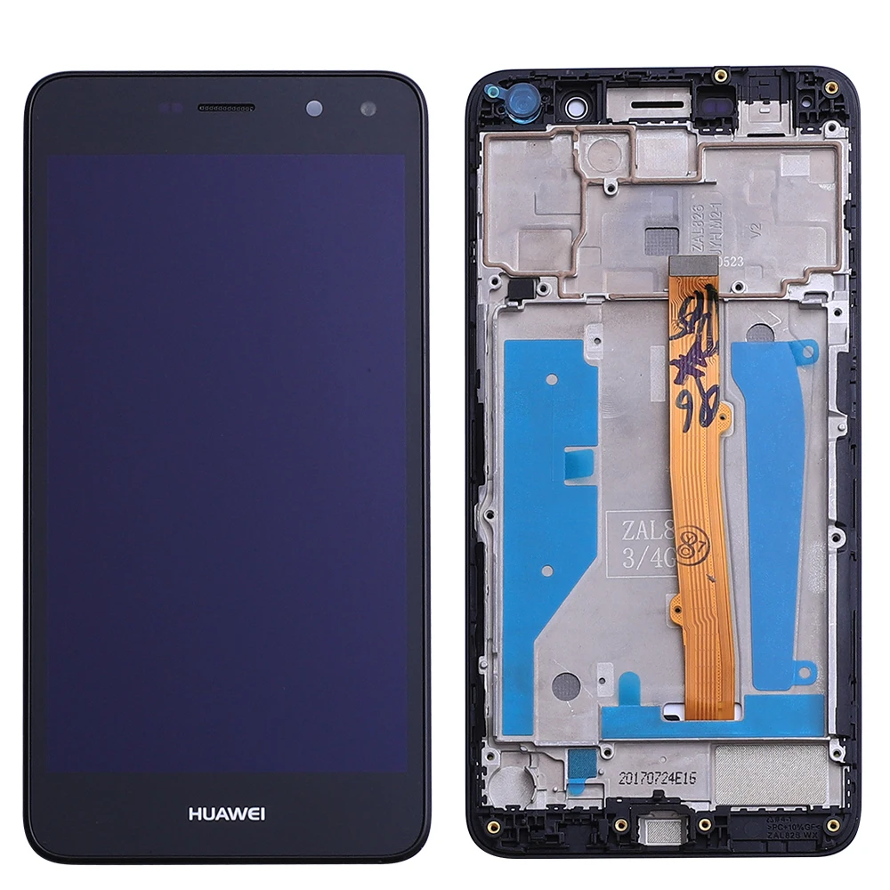 ЖК дисплей и дигитайзер сенсорного экрана в сборе с рамкой для Huawei Nova Young 4G LTE / Y6 2017