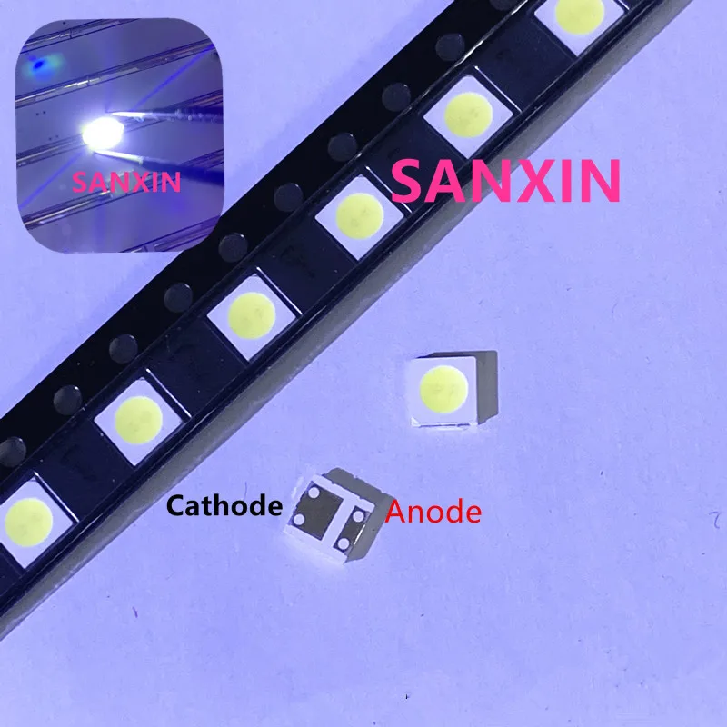 Диодная Подсветка для телевизора 1 Вт 3 в 3535 SMD LED Televisao холодный белый 3537 лм 2000
