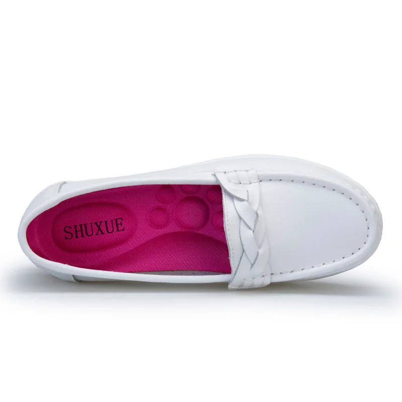 Shuxue Для женщин без каблука женская обувь на платформе мокасины zapatos mujer Босоножки