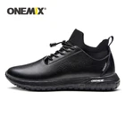 ONEMIX мужские кроссовки для бега для женщин, черные кроссовки из микрофибры для бега, уличные спортивные носки, обувь для ходьбы, носки для тренировок