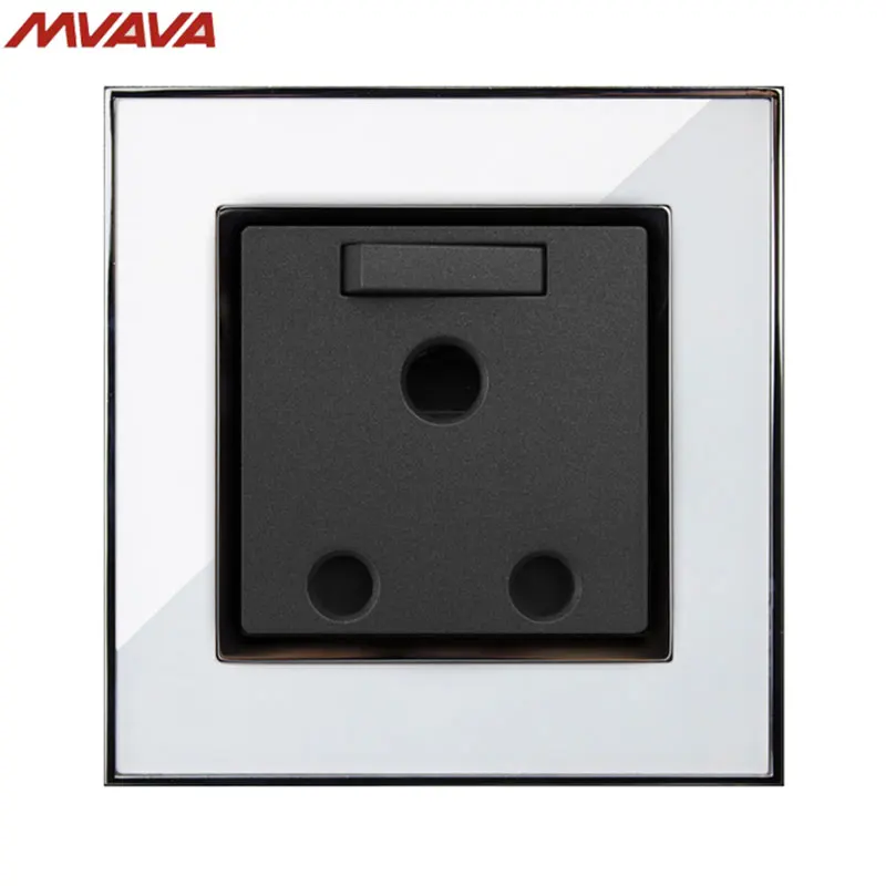 MVAVA 15A 3 круглая контактная Коммутируемая розетка Южная Африка стандартная с 1