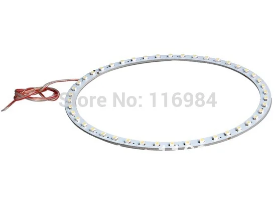 2 шт х белый 160 мм 3528 48-SMD Автомобильные светодиодные Ангельские глазки гало кольца