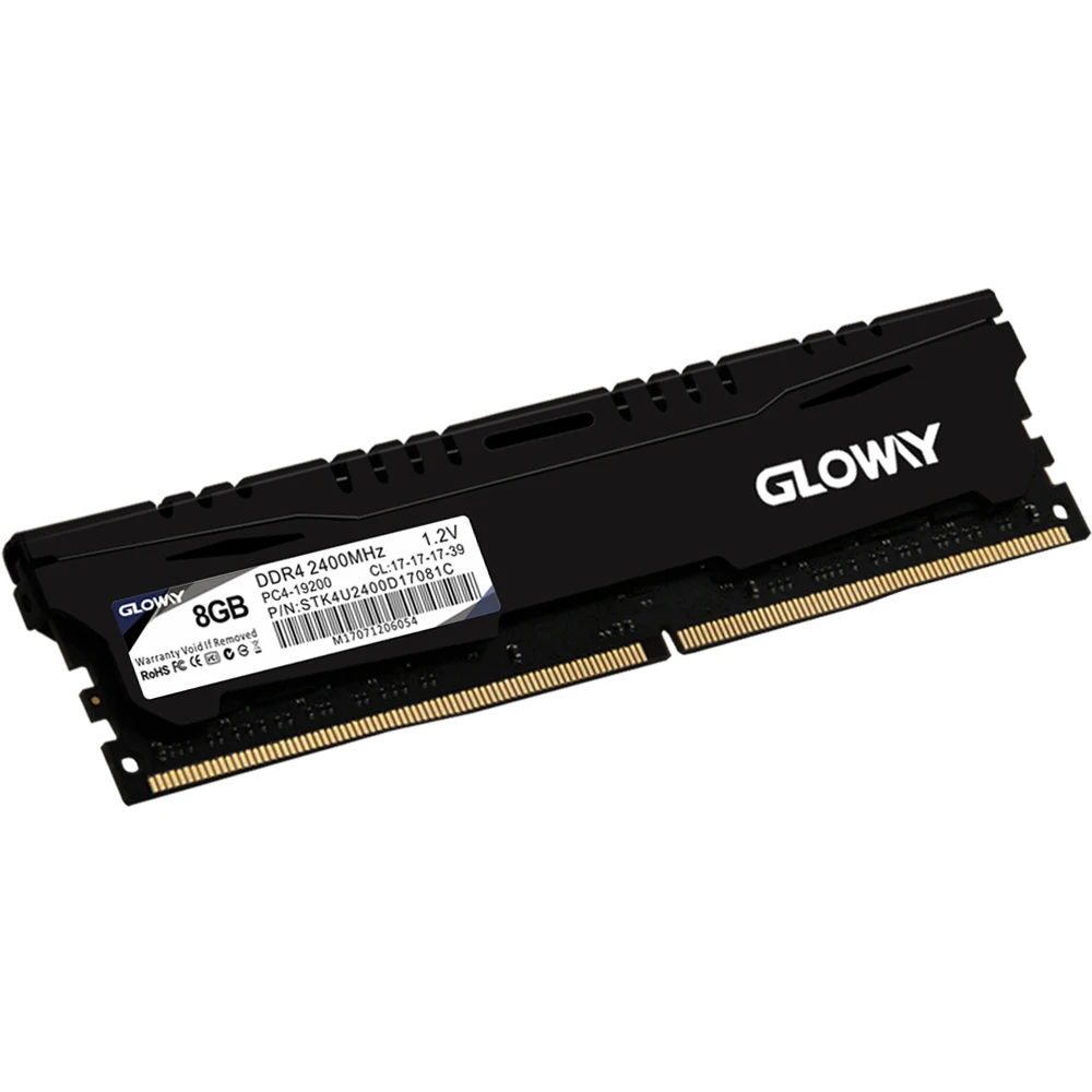 Оперативная память Gloway STK dimm ddr4 16 ГБ 8 2400 МГц ОЗУ для настольного ПК пожизненная