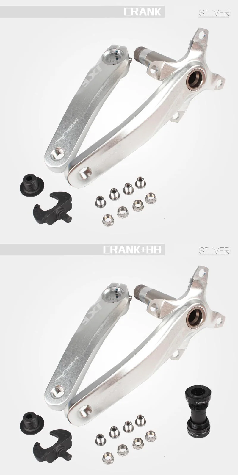 Велосипед IXF Crank 104 BCD алюминиевый сплав Untralight CNC велосипед шатун MTB дорожный велосипед шатун с BB Кривошип велосипеда запчасти