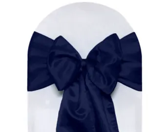 100 шт. темно синий элегантный стул с поясом и бантом на спине настольная дорожка
