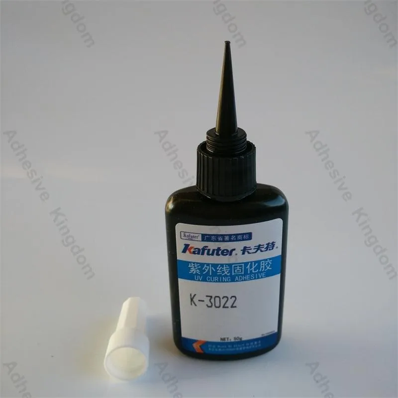 50 г kafuter K-3022 УФ клей УФ отверждения клей акриловый прозрачный пластиковый акриловый клей