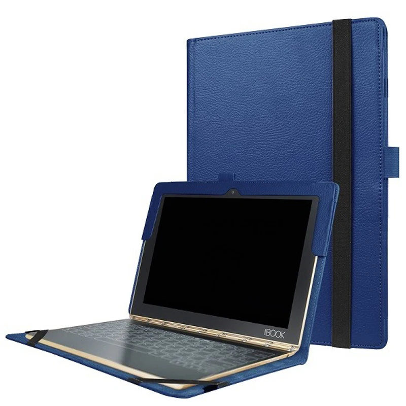 Чехол книжка с клавиатурой для Lenovo YOGA Book 2016 10 1 дюйма из ПУ кожи|keyboard case|leather