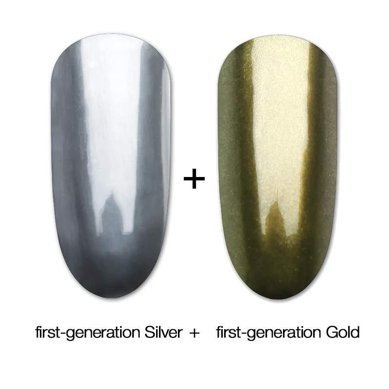 Хромовый пигмент ROSALIND блестки для дизайна ногтей волшебный цвет базовый