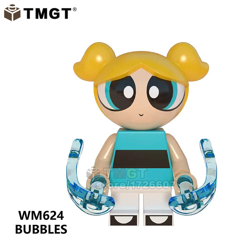 WM624 BUBBLES Playmobil Охотники за привидениями оставайтесь Puft строительные блоки Стич, Микки Маус gremlins E.T Базз Лайтер История игрушек игрушки для детей - Цвет: WM624 BUBBLES
