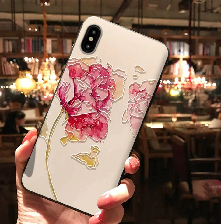 miganhua Силиконовый 3D с тиснением и изображением ТПУ для samsung Galaxy A30 A50 A40 A70 Note 8 9 4 M10 M20 M30 A3 A5 A6 A7 A9 A8 S8 S9 плюс чехол - Цвет: miganhua