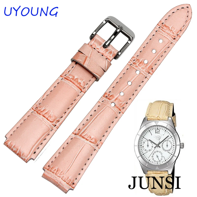 18 мм качественный модный ремешок для часов из натуральной кожи Женские