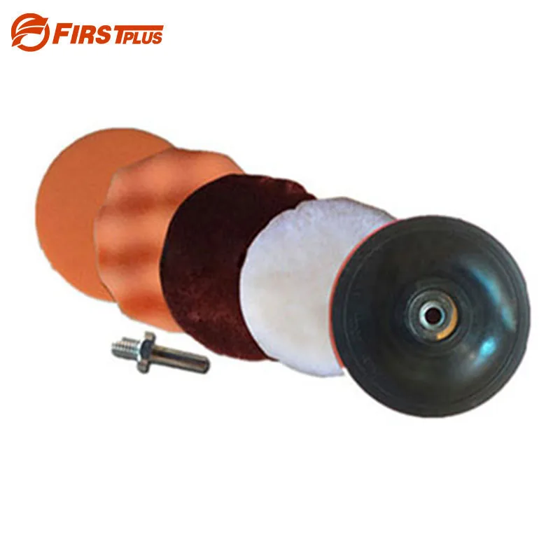 100 мм/4 &quotАвтомобильный Стайлинг полировальные диски для колес войлочный клей