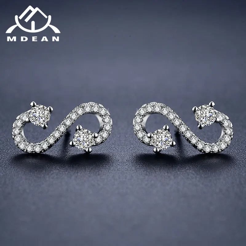 MDEAN женские серьги ювелирные изделия Свадебные Винтажные с буквами для женщин