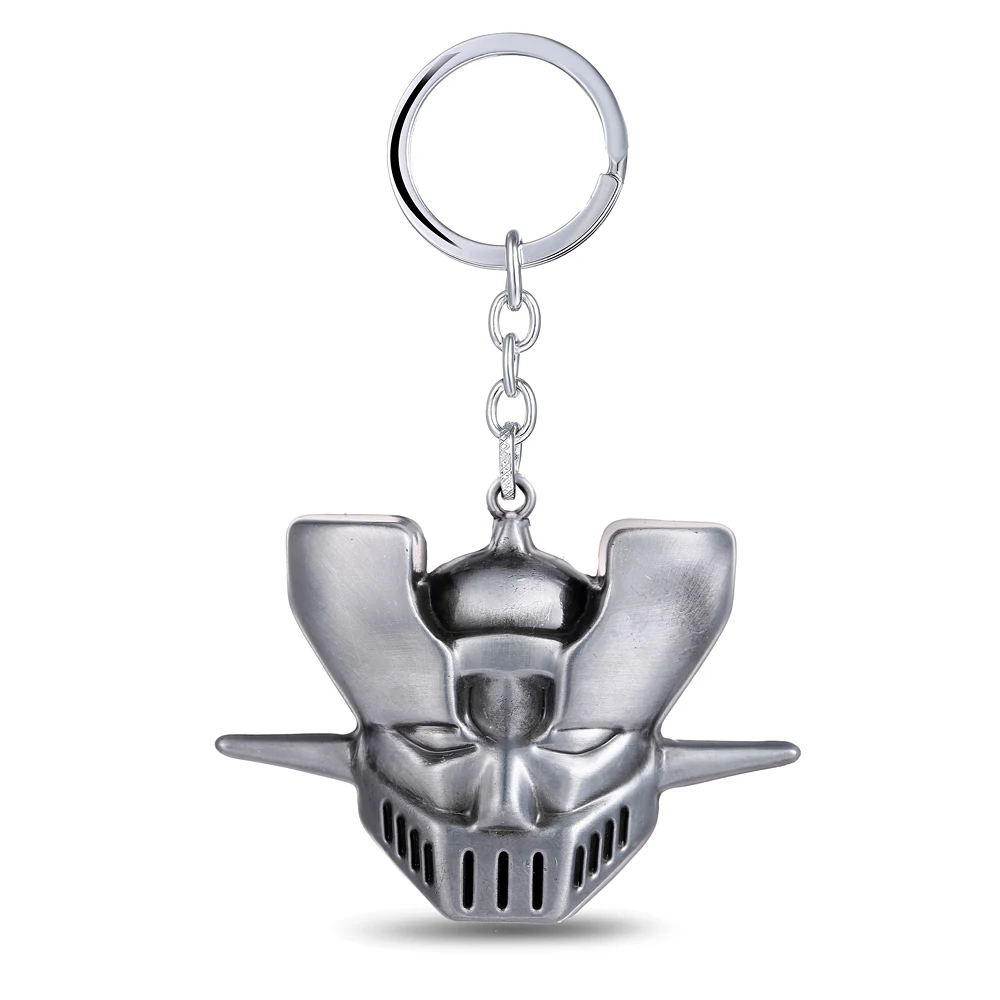 Anime Mazinger Z Helmet Metal Keychains Signal Side Key Chain Ring Holder For Fans Men Porte Clef Chaveiro Jewelry Figure | Украшения и