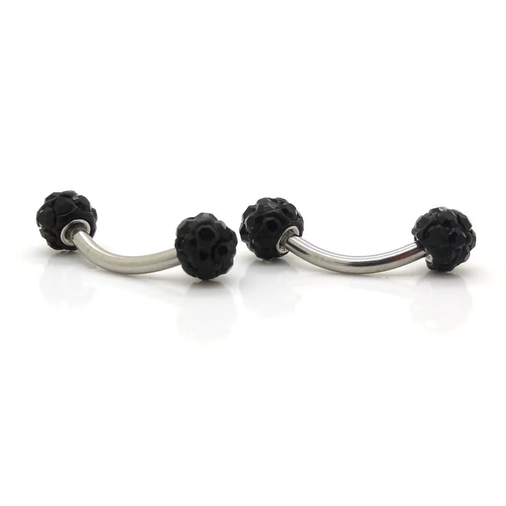 1 шт. черный макраме диско хрустальный шар с внутренней резьбой Изогнутые кольца