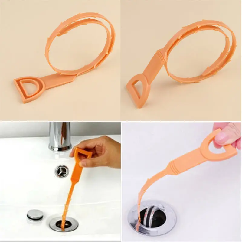 Туалет Очистки Крюк Уборщиком Полезным Инструментом Прочистить Раковина Ванна