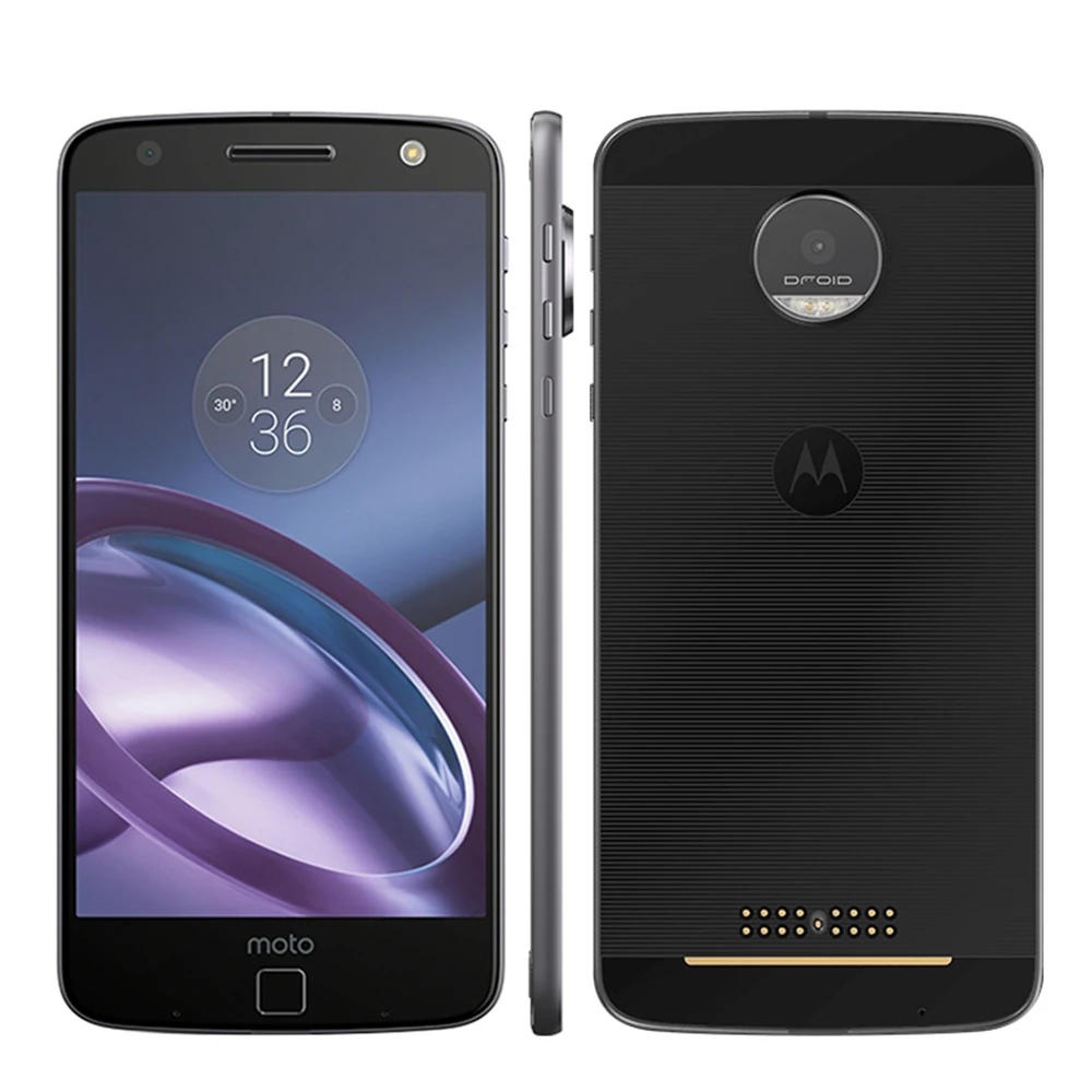 Разблокированный мобильный телефон Motorola MOTO Z XT1650-01 Android 4 Гб ОЗУ 32 Гб ПЗУ 5,5 ''13,0 МП NFC 2560*1440 4G LTE Moto 2600 мАч
