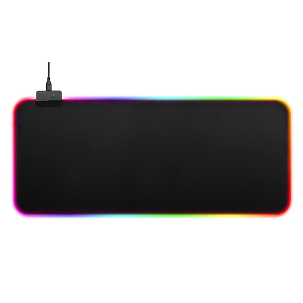 Горячий игровой коврик для мыши RGB негабаритный светящийся светодиодный коврик для мыши с расширенной подсветкой для ПК компьютера ноутбука