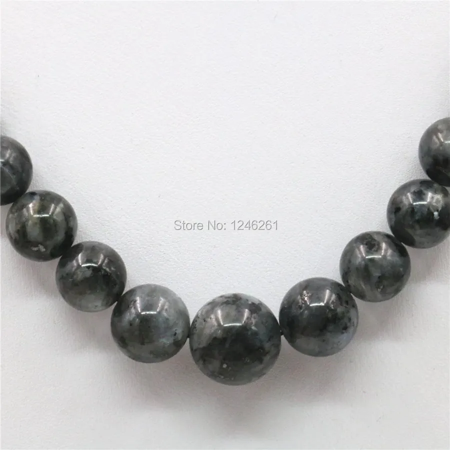 6-14mm Accessories Natural Gray Labradorite Stones Lucky Beads Necklace Chain Women Girls Gifts Hand Made Jewelry Making Design |