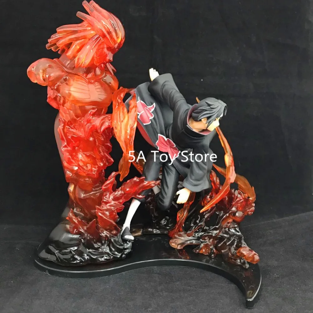 Экшн-фигурка рисунок аниме Наруто Zero Fire Uchiha Itachi и Sasuke Susanoo из ПВХ Коллекционная