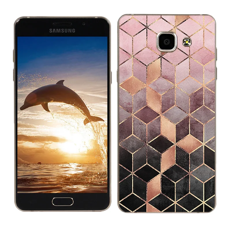 Чехол для телефона s для samsung Galaxy A3 A5 TPU Fundas Para Coque чехол для телефона с ночной росписью для Galaxy A7 Shell - Цвет: 22