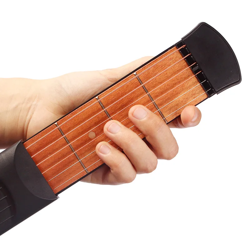 4 Лада тренажер для пальцев карманная гитара портативная ручной тип аккорды