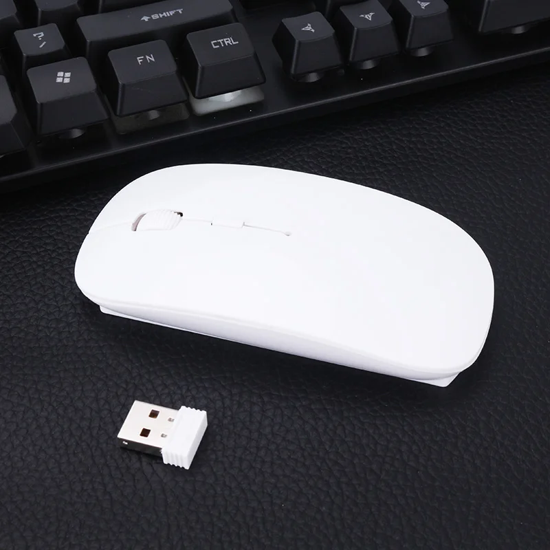 2,4 ГГц Беспроводная мышь ультратонкий USB 1600 dpi оптический беспроводной компьютер мини прокрутки беспроводная мышь s для ПК ноутбука
