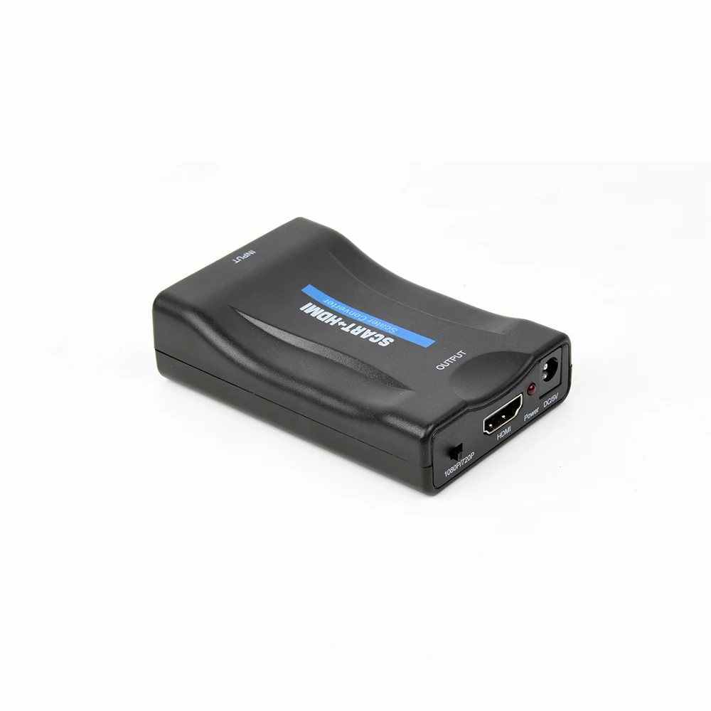 SCART конвертер HDMI 1080 P К скалер адаптер Поддержка p/720 p выход С Питание кабель|Кабели