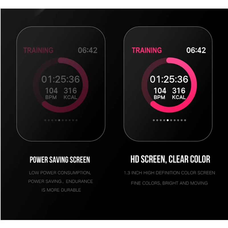 Женские умные часы с цветным экраном IP67 водонепроницаемые спортивные для Iphone