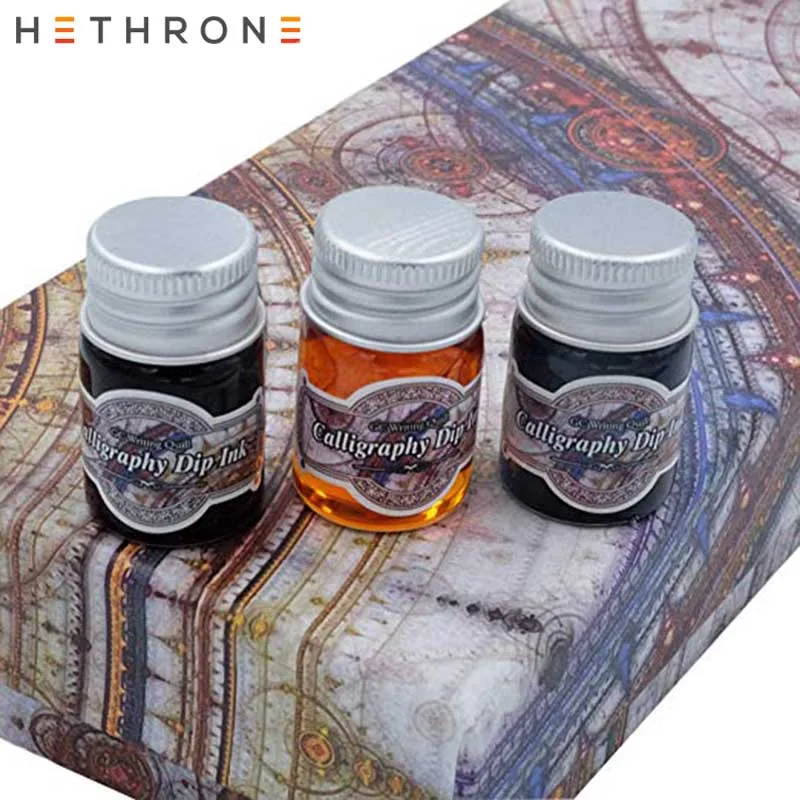 Винтажная зеленая металлическая перьевая ручка hetron для письма на английском