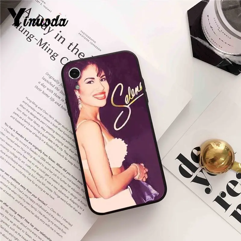 Yinuoda selena quintanilla ТПУ Мягкий силиконовый чехол для телефона чехол для iPhone 8 7 6 6S Plus X XS MAX 5 5S SE XR 10 чехол Fundas Capa