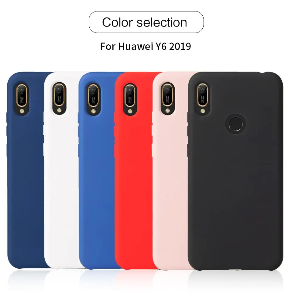 Для Huawei Y6 (2019) чехол милый тонкий твердый ТПУ мягкий защитный для мобильного