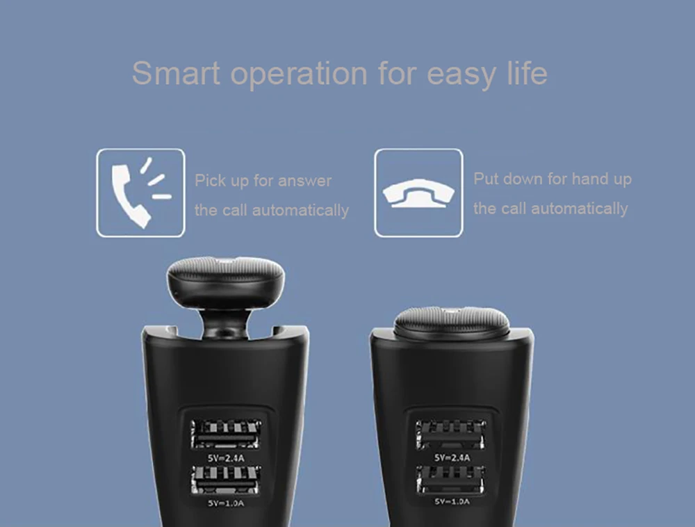 Автомобильный комплект Philips SHB1801P, bluetooth-гарнитура с выходным током 1A/2.4A, Bluetooth 4,1, наушники для бизнеса