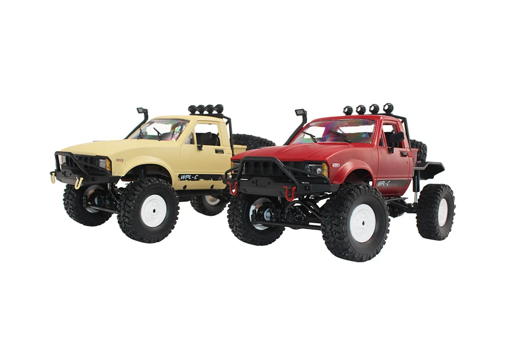 WPL 1:16 RC Car 2 4G 4WD внедорожник военный автомобиль Рок Гусеничный грузовик с передним